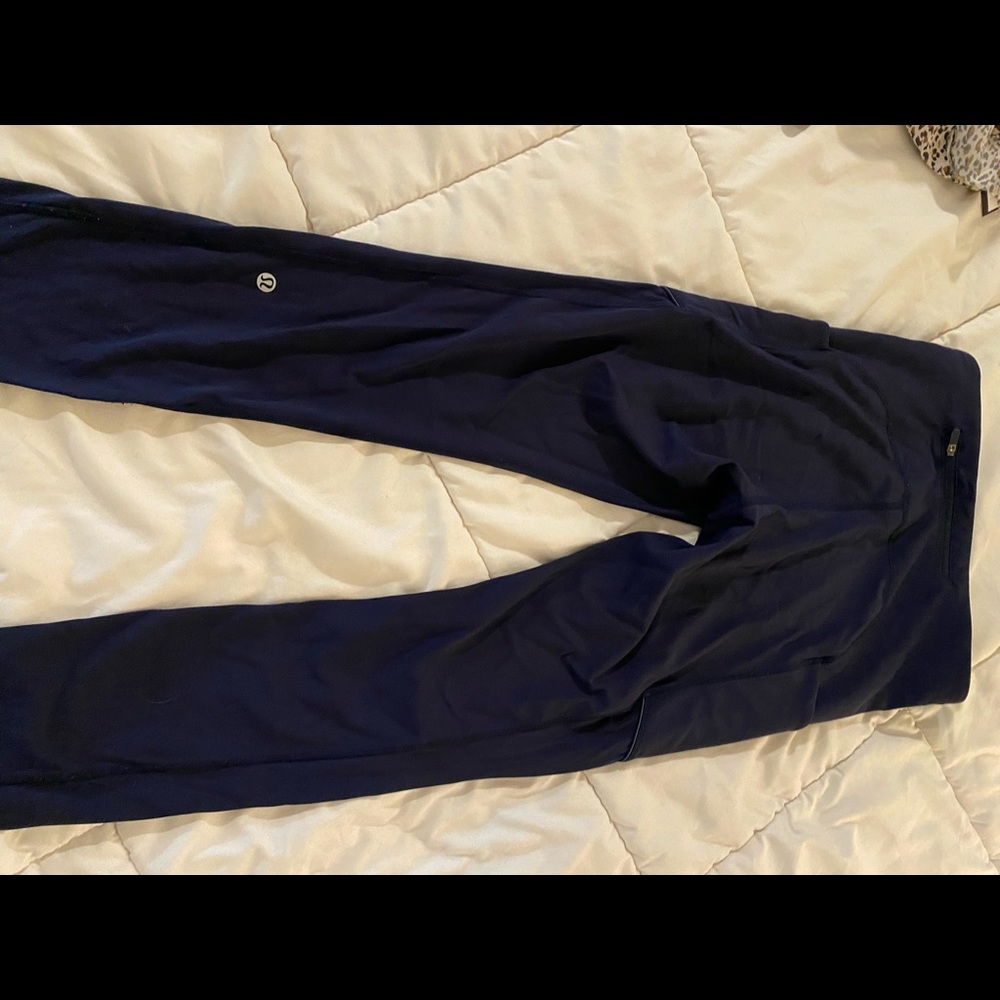 Navy blue lululemon leggings